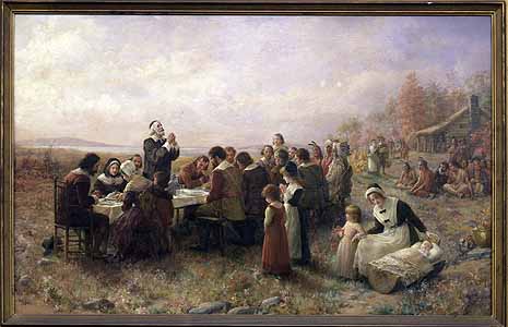 The First Thanksgiving in America, 1621