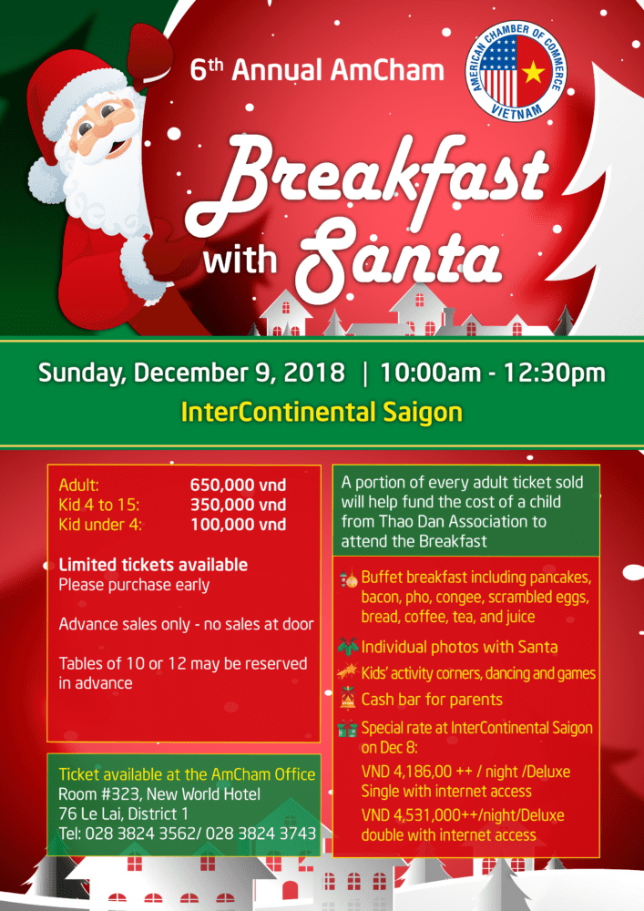 6th Annual AmCham Breakfast with Santa