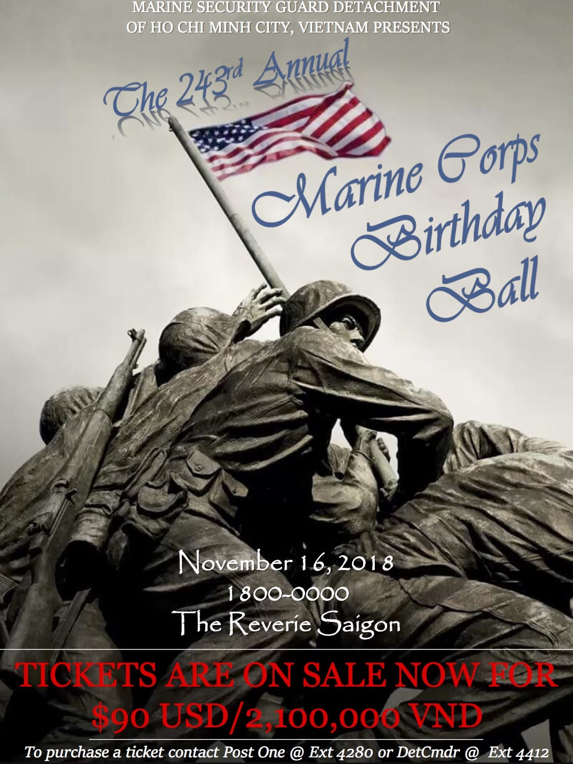 The 243rd Marine Corps Birthday Ball