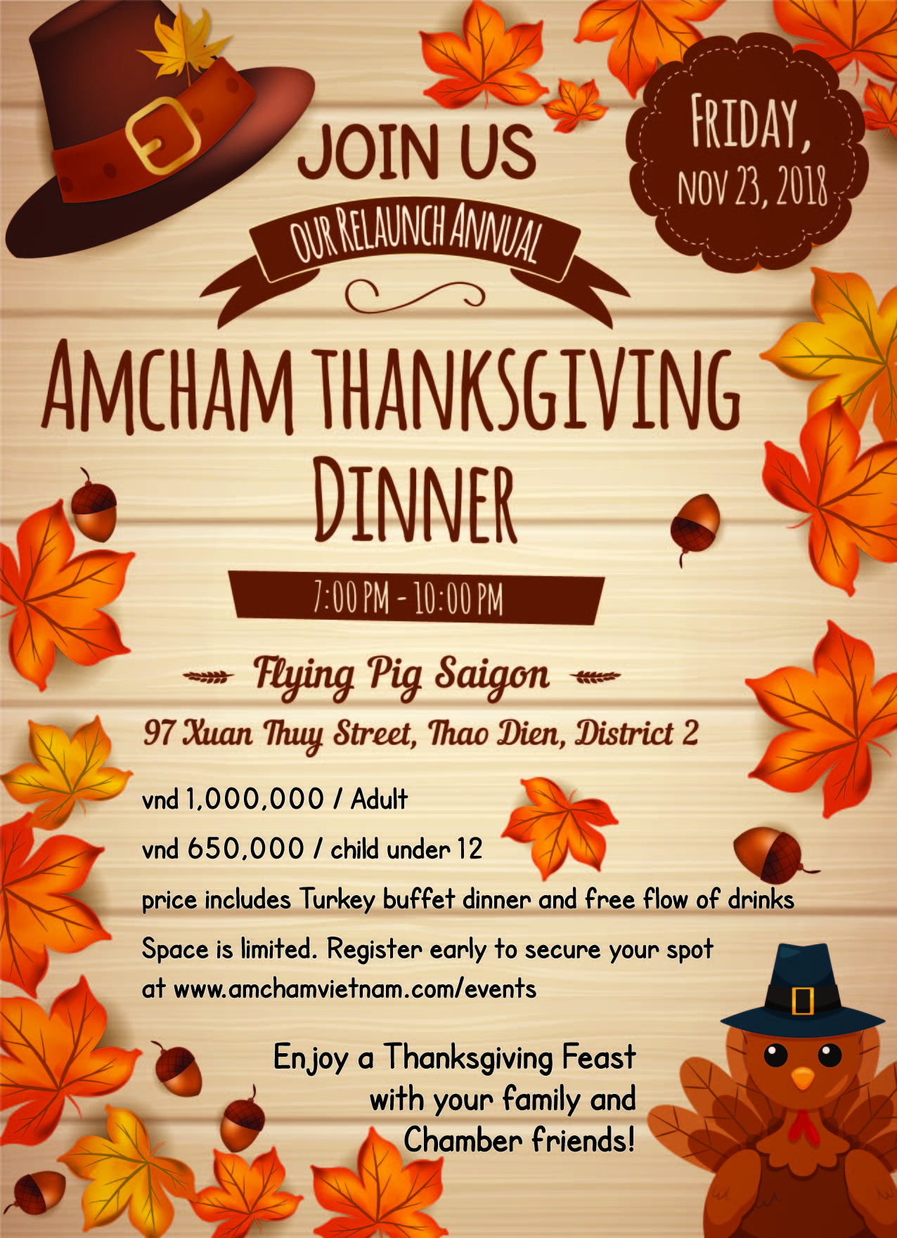 AmCham Thanksgiving Dinner