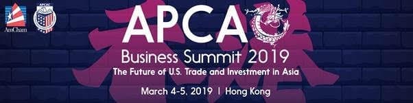 APCAC Business Summit 2019: The Future of U.S. Trade and Investment in Asia